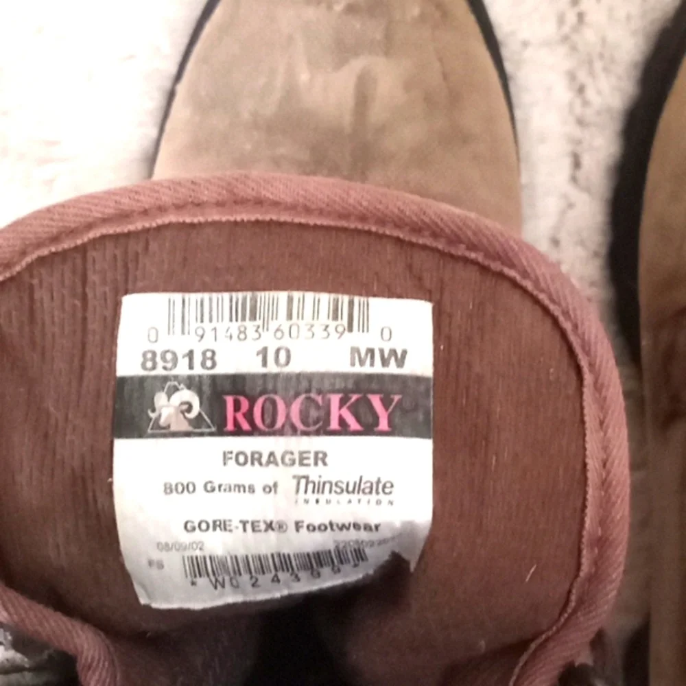 Rocky Forager Camo Hunting Mucking Workwear Goretex Boot 800 Grams Thinsulate